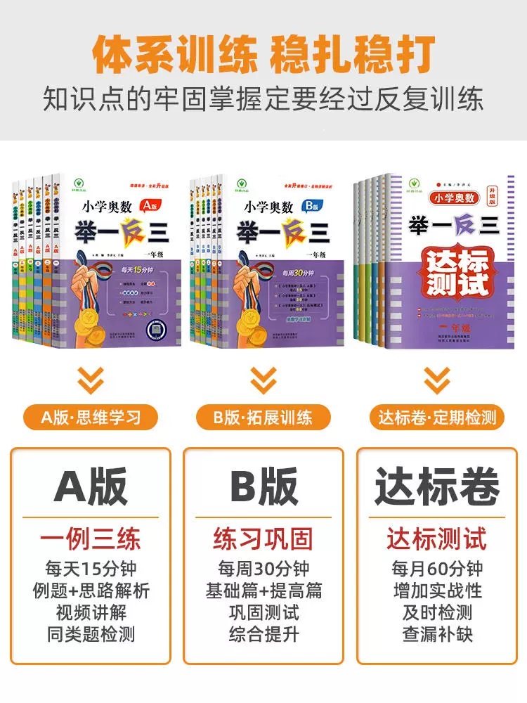 2024新版小学奥数举一反三一二三四五六年级123456全国通用A版+B版+测试卷 奥数思维同步训练 奥数课程 全面升级修订版赠视频作业