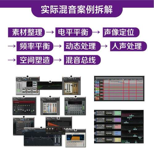 Pro Tools快速上手 录音混音母带杜比全景声全攻略 protools教程书音频制作指南软件操作AI工具辅助 - 图1