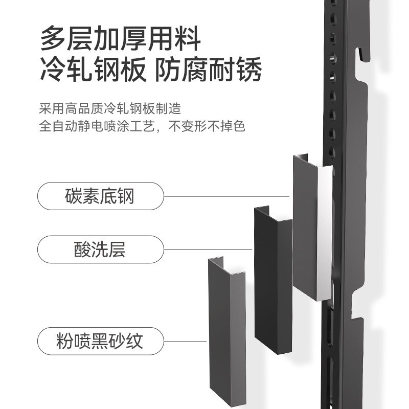 胤亨通用电视机挂架挂墙支架适用小米海信等壁挂32/43/55/65/75寸