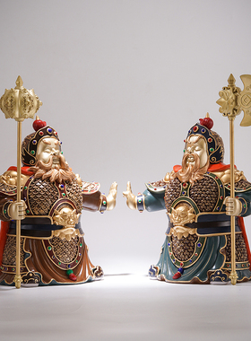 门神黄铜材质家居饰品