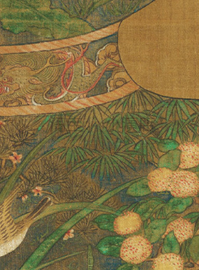 新中式复古国画葫芦花瓶入户玄关画 打印画芯 替换画布 定制画心