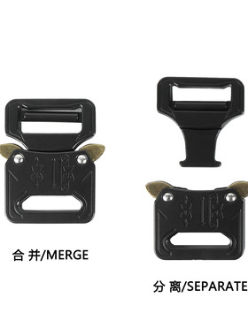 25MM金属蛇扣扣具快拆扣