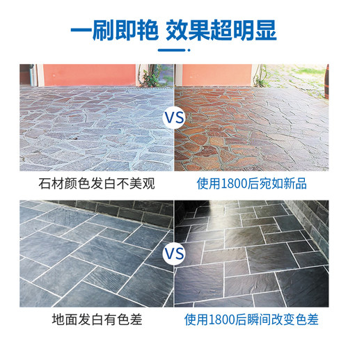 思诺1800石材增艳剂石材防护增色青石板文化砖茶盘润色剂 - 图1