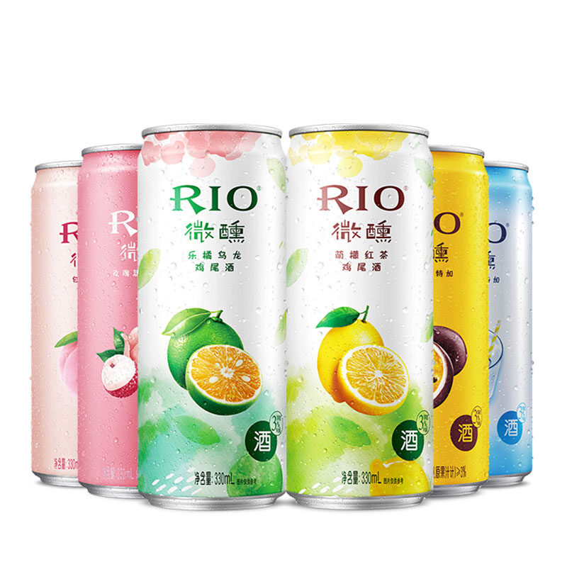 rio锐澳微醺预调微醺樱花*鸡尾酒 圆兔食品预调鸡尾酒/Alcopop