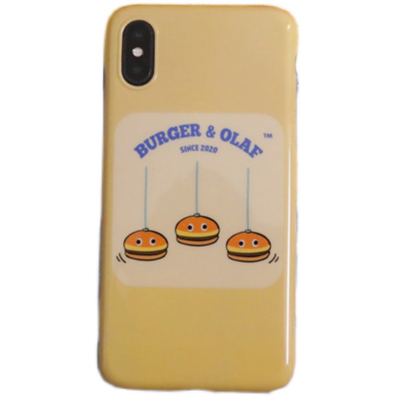 BAO0018 BURGER OLAF复古玩具屋汉堡灯 iPhone 15 Pro Max手机壳-图3