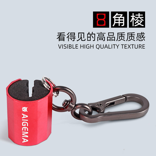 路亚挂竿器铝合金路亚竿挂杆器便携溪流微物固定器夹竿器挂竿架 - 图1