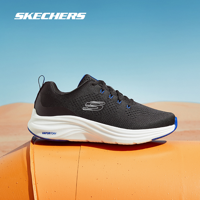 Skechers斯凯奇正品云迹跑鞋男子时尚轻量休闲耐磨减震回弹运动鞋