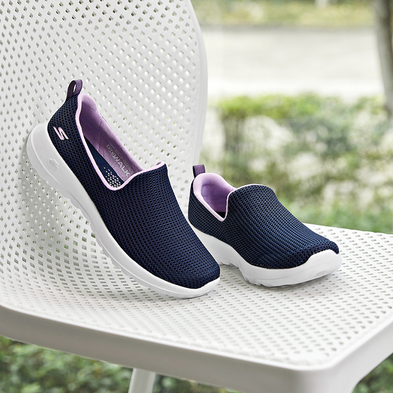 skechers一脚蹬2021秋季健步鞋女鞋 斯凯奇上海跑步鞋