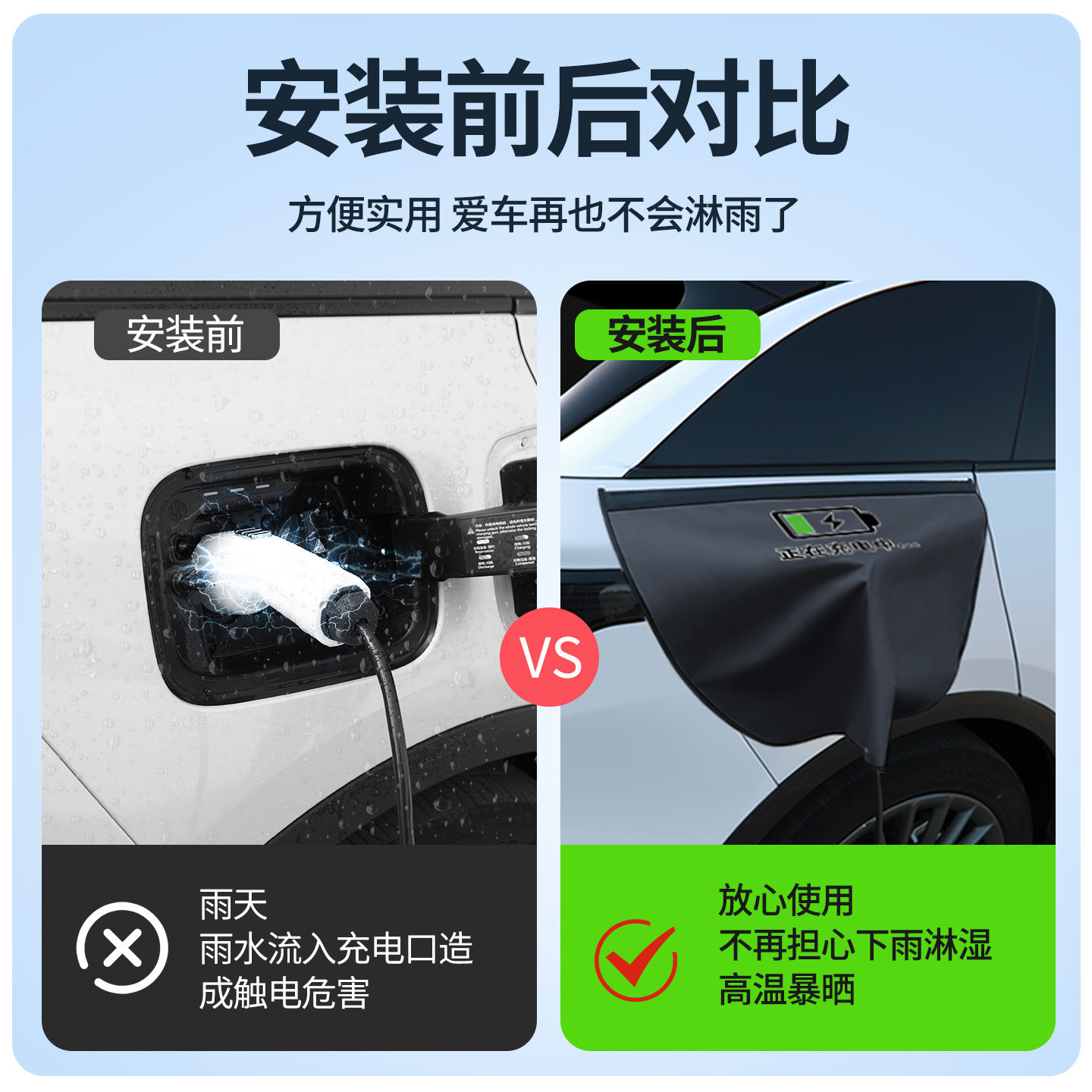 宝骏悦也PLUS充电枪防雨罩新能源电车汽车充电口防水罩专用改装件,淘宝优惠券,粉丝福利购,淘宝优惠卷