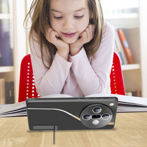 贝瑾适用oppoFindX7手机壳PHZ110自带镜头膜findX8Ultra拼色皮纹保护套oppfindx8镂空散热fandx7防摔隐形支架 - 图1