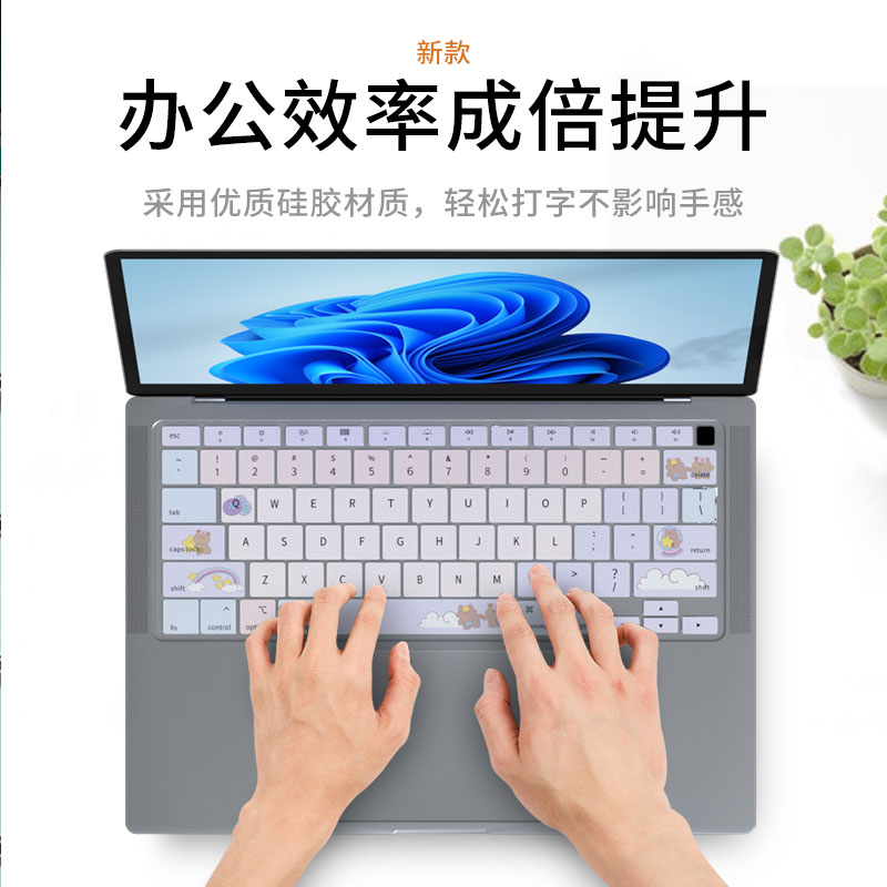 适用苹果MacBook Pro/Air13.3英寸键盘膜MacBook Pro14 16英寸M1笔记本电脑Pro 13英寸M2键盘保护膜Air11.6寸 - 图3