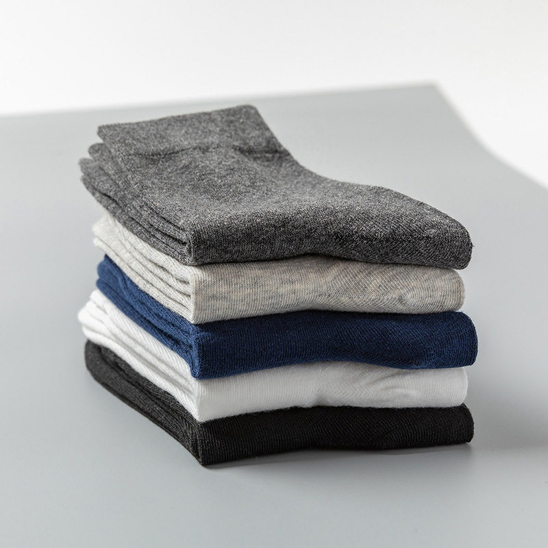 秋冬新款男士中筒吸汗透气男袜子 斯布伦服饰短袜/打底袜/丝袜/美腿袜