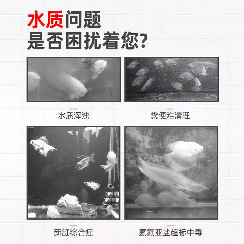 硝化细菌硝化菌鱼缸用消化水族银龙鱼鹦鹉底滤净水清澈澄清稳定剂 - 图0