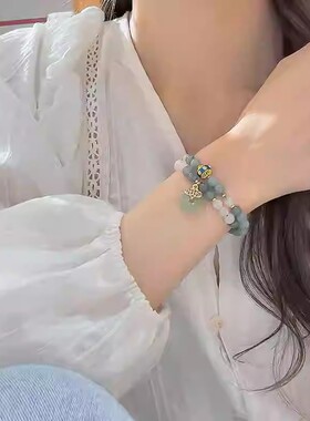 圆形东陵玉小众简约女