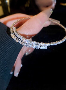 超闪手链锆石轻奢女生