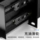 Hidden cabinet drawers lockable with hidden handles