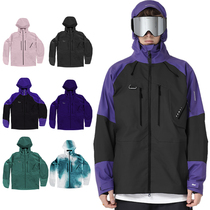 22-23 new 3L ski suit 20k waterproof and moisture-permeable YKK main zipper recco Avalanche search and rescue chip men and women