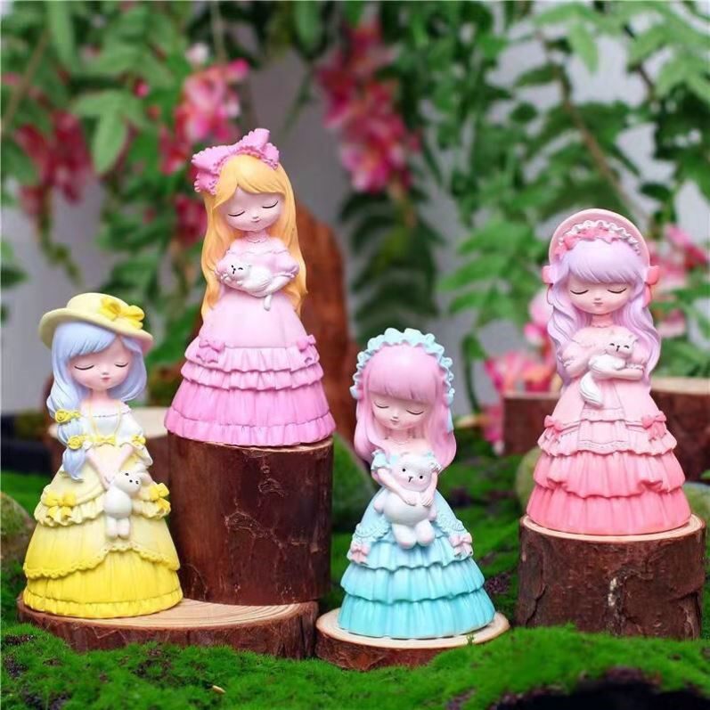 儿童石膏雕塑涂色涂颜色的娃娃全套泥上色陶瓷彩绘画diy手绘模型