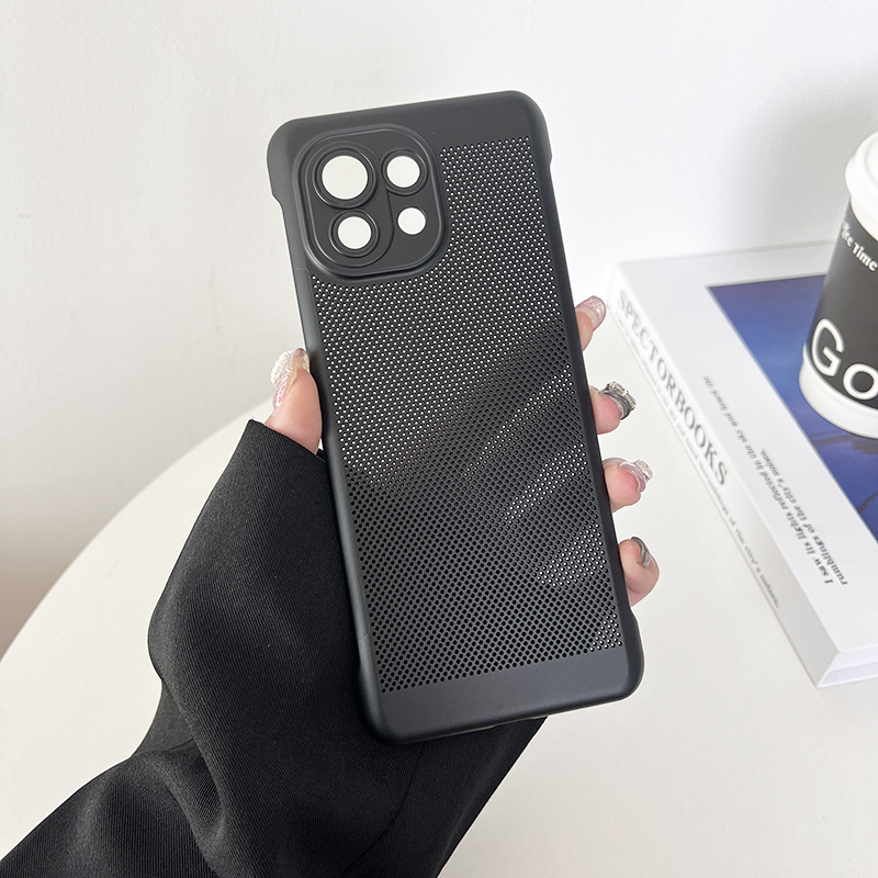 小米11手机壳新款11Pro散热xiaomi11Lite超薄12硬壳小米12sPro防摔13Ultra适用civi2男士12x透气13全包保护套 - 图3