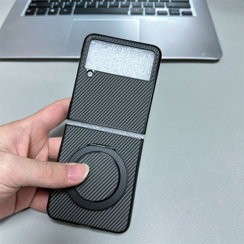 三星W23Flip手机壳新款折叠屏碳纤维纹素皮硬壳适用GalaxyW23Flip高级感商务旋转支架时尚全包防摔超薄保护套,淘宝优惠券,粉丝福利购,淘宝优惠卷