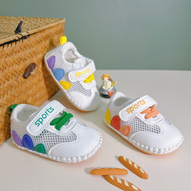 春夏婴幼儿宝宝0-1岁6-12个月男女宝宝休闲运动鞋软底防滑学步鞋9