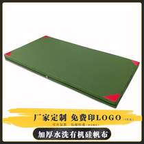 Gymnastics Mat Thicken Safety Protection Sponge Mat Martial Arts Taekwondo Training Run Cool Air Turning Mat