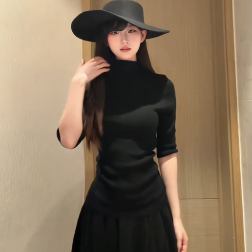 法式赫本风平顶礼帽女高颜值气质百搭大帽檐显脸小保暖毛毡爵士帽,淘宝优惠券,粉丝福利购,淘宝优惠卷