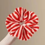 Желтая трикотажная универсальная заколка для волос, резинка для волос, простой и элегантный дизайн