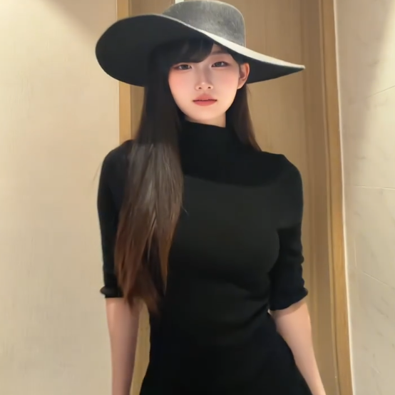 法式赫本风平顶礼帽女高颜值气质百搭大帽檐显脸小保暖毛毡爵士帽,淘宝优惠券,粉丝福利购,淘宝优惠卷