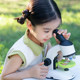 Zebra Scientific Exploration Microscope Specimens Optical Microscope High Definition Magnification ວິທະຍາສາດ Enlightenment ອາຍຸ 6-12 ປີ