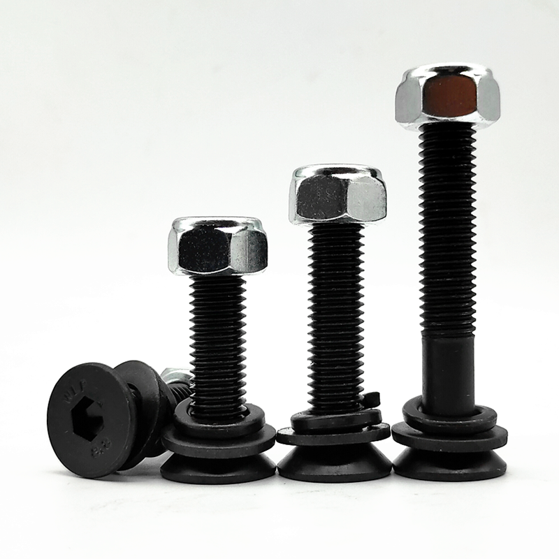 8.8级沉头内六角螺丝防松螺母垫片套装M6M8M10M12M14M16平头螺钉,淘宝优惠券,粉丝福利购,淘宝优惠卷