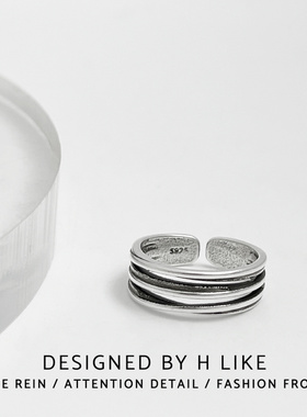 复古扭曲圈男女合金日韩戒指指环