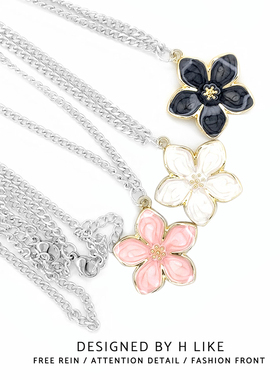 ins樱花日韩项链吊坠配饰梦幻女