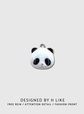 大熊猫可爱女潮牌高级感卡通项链