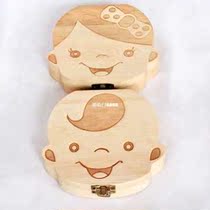 Woodien baby Tooth box Organizer Save the Deciduous tanden dosje