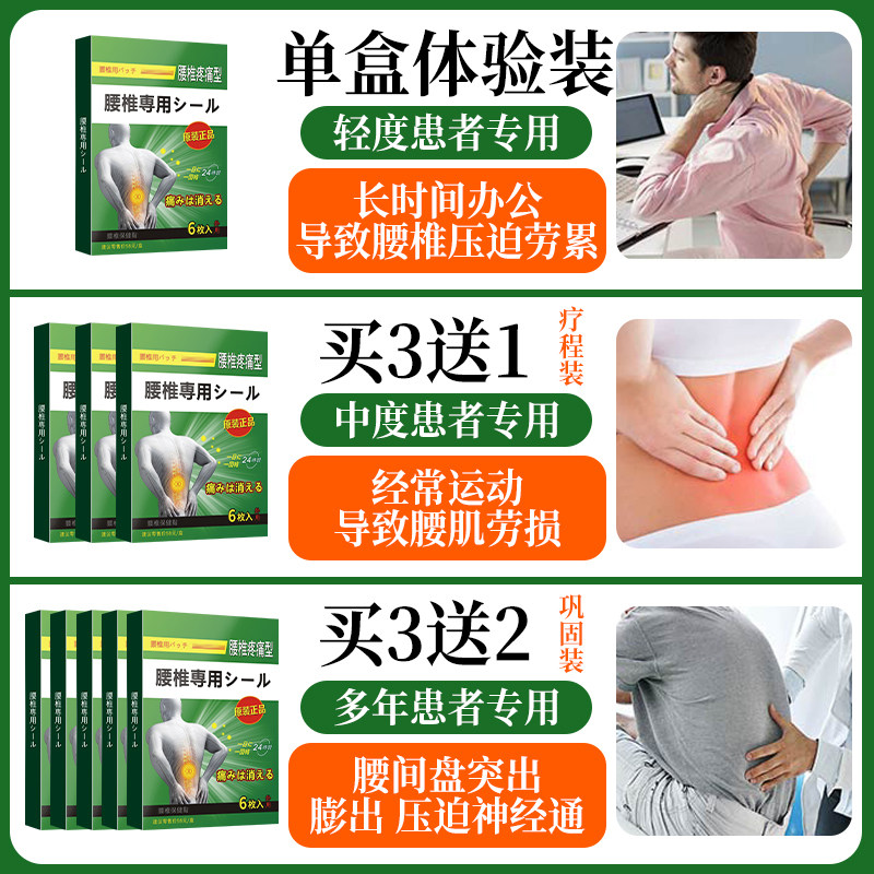 腰间盘突出专用药膏贴腰椎疼痛贴 神腾膏药贴（器械）