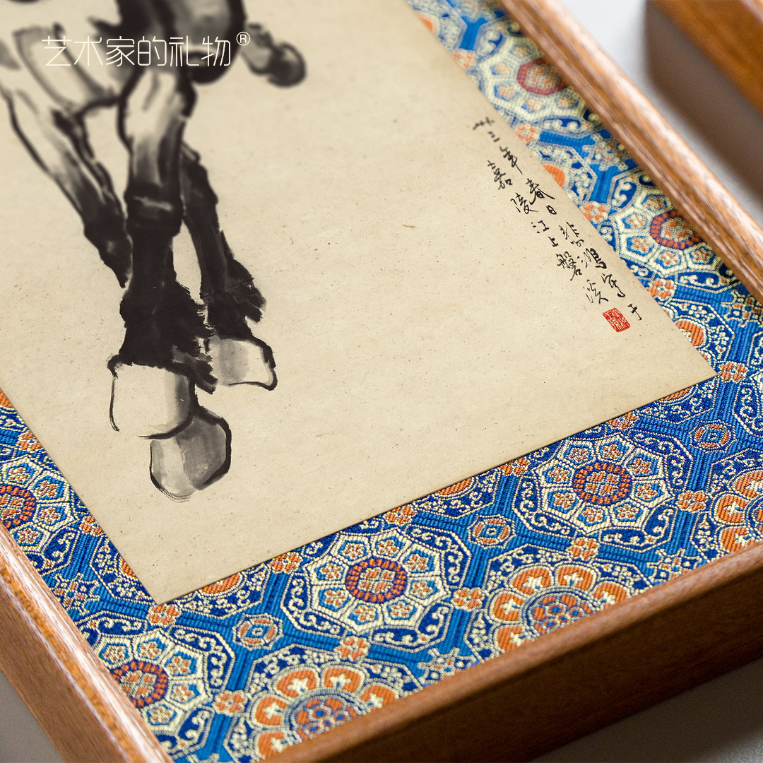 徐悲鸿《奔马腾飞》新中式客厅玄关装饰画办公室马到成功竖版挂画,淘宝优惠券,粉丝福利购,淘宝优惠卷