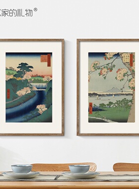 艺术家的礼物日系浮世绘客厅挂画