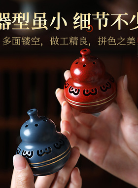 纯铜檀香仿古家用小香炉小香炉