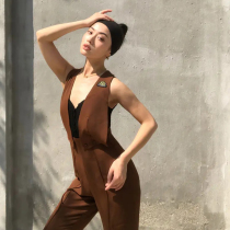 HSLK302 Dongxin Dance Suit Latin overalls for women adult teacher agent pants dance training Jia Haoyue