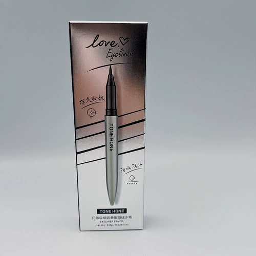 Карандаш для глаз, черный водонепроницаемый лайнер, долговременный эффект, не растекается, подходит для начинающих