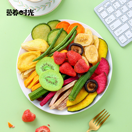 营养时光15种综合果蔬脆268g办公室蔬菜零食