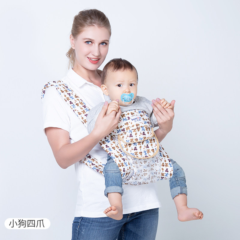 老式传统外出简易四爪绑带前后背带 beecosy贝可斯背带/背袋