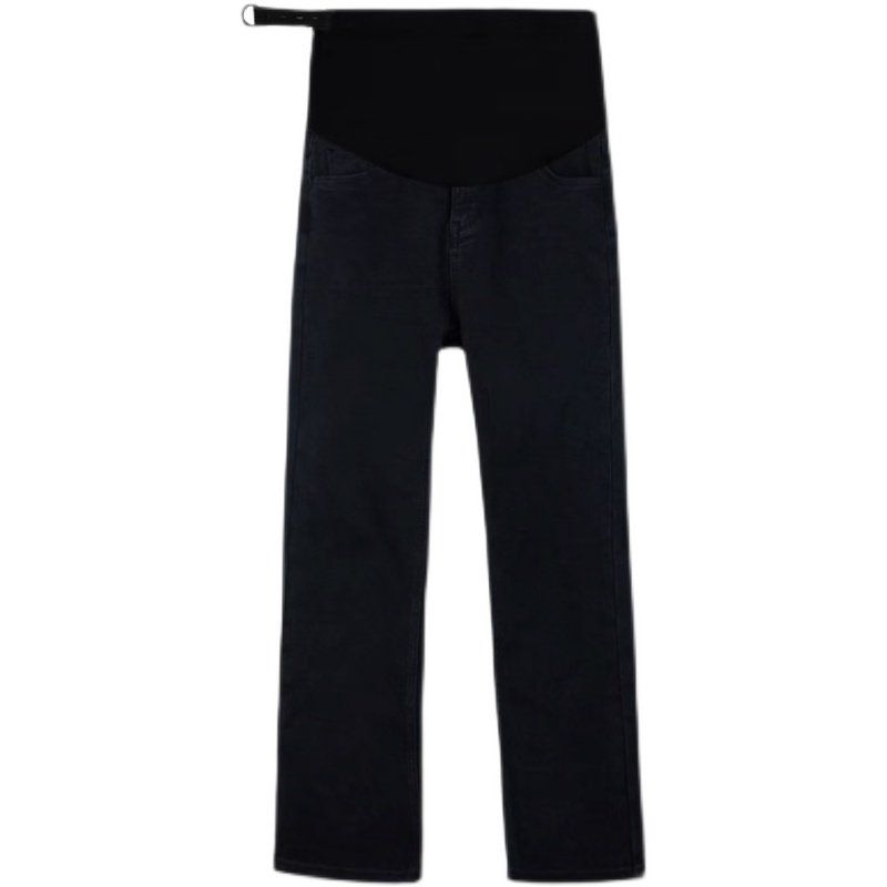 孕妇裤棉麻夏季外穿小个子九分裤 班比丽朵孕妇直筒裤