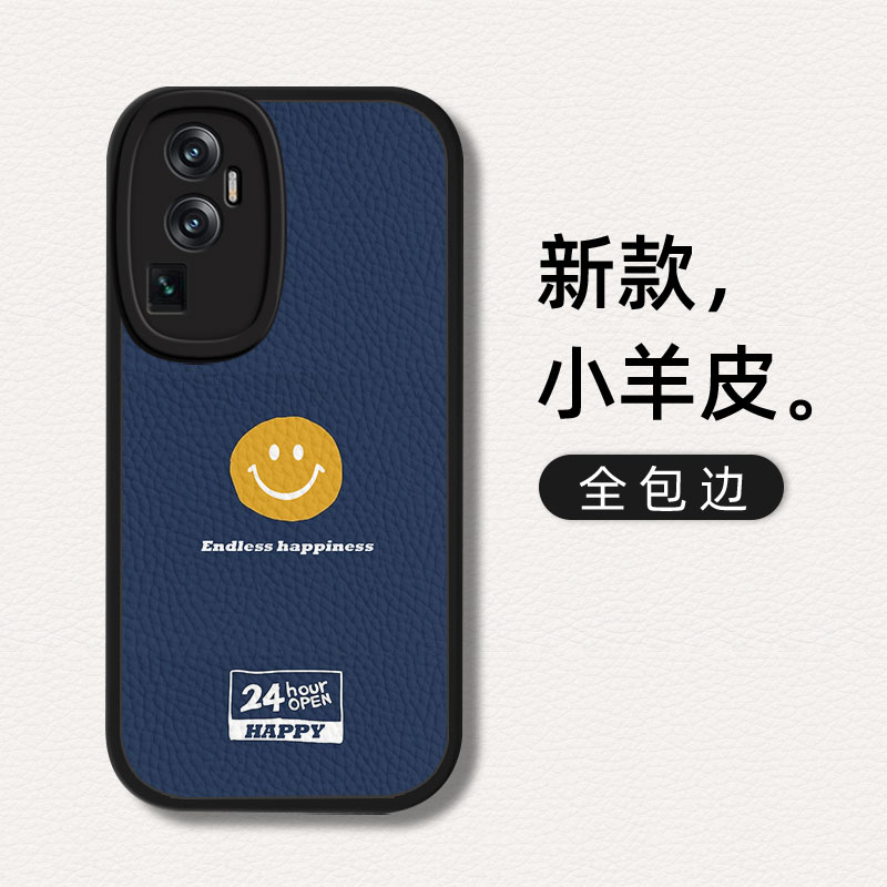 快乐微笑适用opporeno10手机壳opporneo9女opporeon8pro软壳opρoreno5pro新款opρoreno7套opporen6opro潮0p - 图0