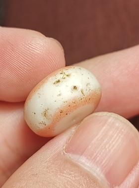 牧区古玩16mm老款式老琉璃垫片隔片隔珠平安扣挂件百搭饰品配饰款