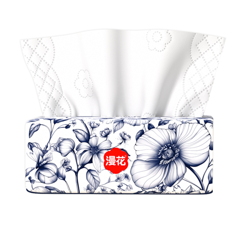漫花无香抽纸原生浆实惠餐巾纸卫生纸巾家用宿舍擦手面巾纸抽TJC - 图3