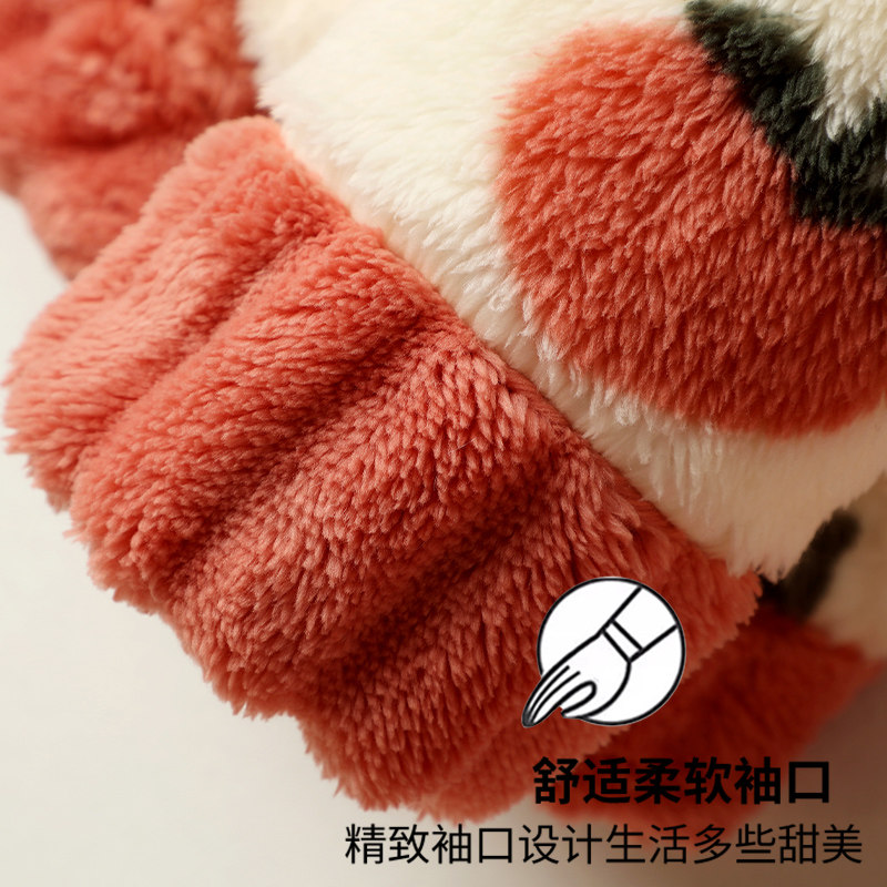 冬季加绒女款新款法兰绒珊瑚绒睡衣 蔓黎兹睡衣/家居服套装