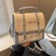 Women's Bag 2025 New Versatile Fashion Trend Contrast Color Large Capacity Niche Design Handheld Backpack