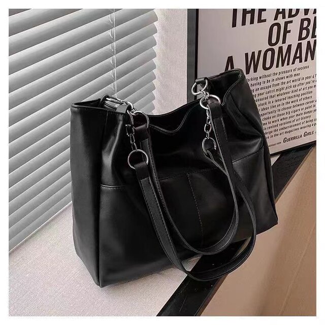 High-end versatile women's bag 2025 new cross-body portable commuter tote bag large capacity student school shoulder bag